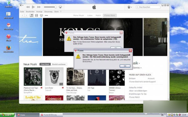 Windows XP用户无法登录iTunes帐号 无法访问购买过的影视剧等
