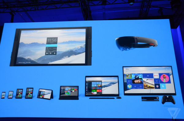 微软Build 2015发布会简要回顾 主win10