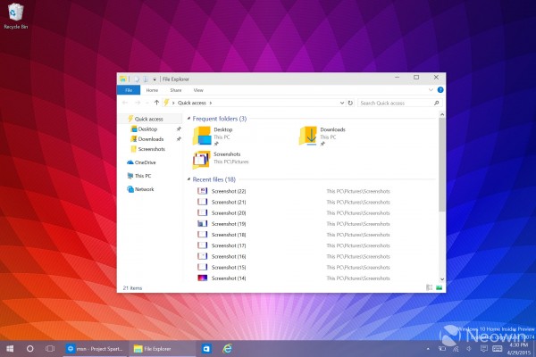 [图]Win10 Insider Preview Build 10074界面抢先看