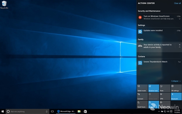 Windows 10预览版10162图赏：全新功能亮相