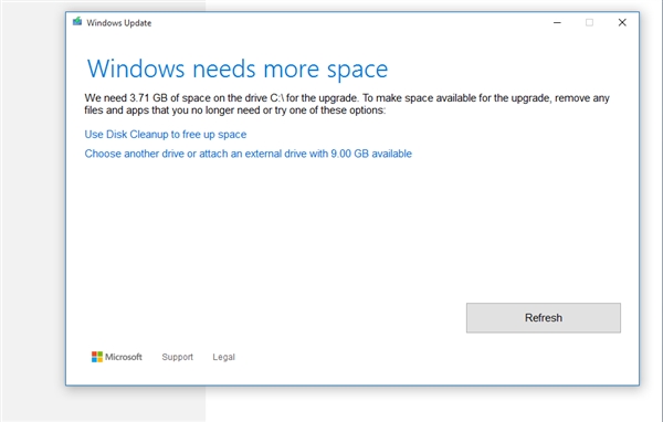 担心Win10升级时C盘空间不够？ 微软这招绝了