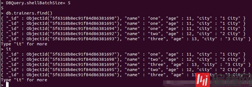 mongodb查询有多少条数据